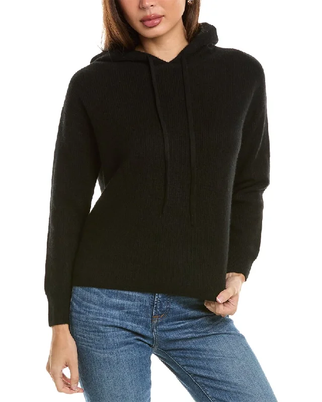 hooded women cardigan for added warmth and styleMagaschoni Half Cardigan Stitch Rib Cashmere Pullover hooded women cardigan for added warmth and styleMagaschoni Half Cardigan Stitch Rib Cashmere Pullover