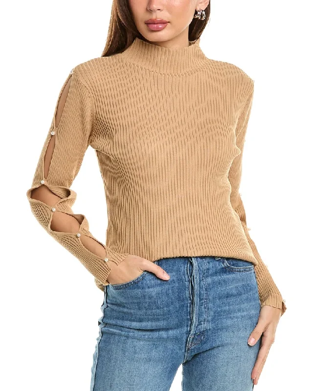 Plus Size Women's Button - Down Sweater in Mustard Yellow for a Pop of ColorNanette Nanette Lepore Ribbed Turtleneck Sweater Plus Size Women's Button - Down Sweater in Mustard Yellow for a Pop of ColorNanette Nanette Lepore Ribbed Turtleneck Sweater
