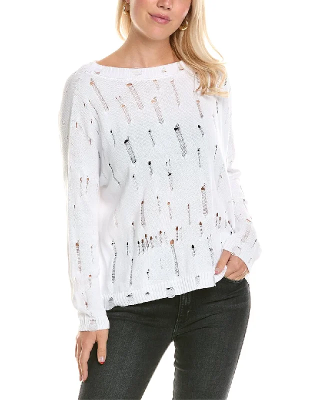 Women's Fuzzy Mohair - Blend Sweater in Light Pink for a Soft and Cozy FeelPLANET Undone Sweater Women's Fuzzy Mohair - Blend Sweater in Light Pink for a Soft and Cozy FeelPLANET Undone Sweater