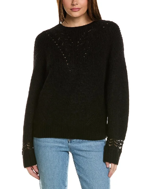 Women's Ribbed Bodycon Sweater in Red for a Sexy and Figure - Hugging LookThe Kooples Wool & Alpaca-Blend Sweater Women's Ribbed Bodycon Sweater in Red for a Sexy and Figure - Hugging LookThe Kooples Wool & Alpaca-Blend Sweater