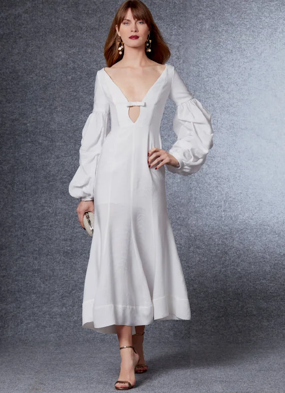 Ruffled Women Dress with Multiple Layers for a Playful and Girly StyleVogue Dress V1722 Ruffled Women Dress with Multiple Layers for a Playful and Girly StyleVogue Dress V1722