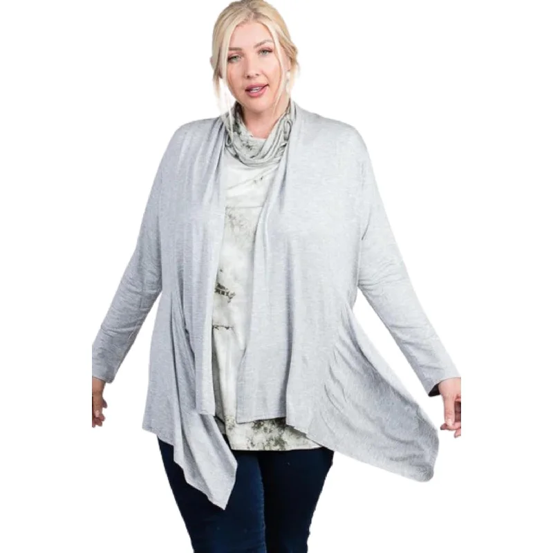cashmere blend women cardigan for a luxurious feelWaist Seam Shark Bite Long Sleeve Open Solid Cardigan cashmere blend women cardigan for a luxurious feelWaist Seam Shark Bite Long Sleeve Open Solid Cardigan