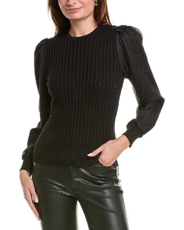 Women's Turtleneck Cashmere - Blend Sweater in Charcoal for a Sophisticated Winter EnsembleYAL New York Shimmer Sweater Women's Turtleneck Cashmere - Blend Sweater in Charcoal for a Sophisticated Winter EnsembleYAL New York Shimmer Sweater