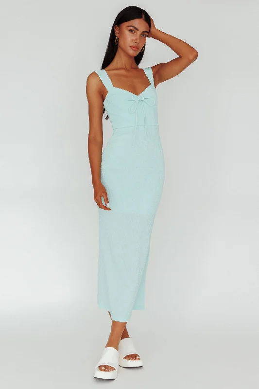 Shift Women Dress with a Simple and Classic Design for Everyday WearCarinn Tied Bust Maxi Dress Sky Blue Shift Women Dress with a Simple and Classic Design for Everyday WearCarinn Tied Bust Maxi Dress Sky Blue