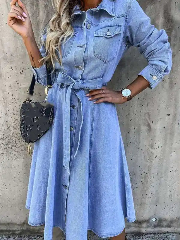 Ruffled Women Dress with Multiple Layers for a Playful and Girly Style Ruffled Women Dress with Multiple Layers for a Playful and Girly Style Denim Casual High Waist Pocket Lapel Dress Ruffled Women Dress with Multiple Layers for a Playful and Girly Style Ruffled Women Dress with Multiple Layers for a Playful and Girly Style Denim Casual High Waist Pocket Lapel Dress