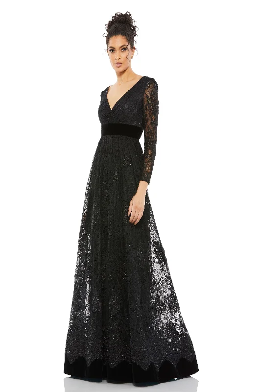 Mermaid - Style Women Dress with a Fitted Silhouette for Special Occasions Mermaid - Style Women Dress with a Fitted Silhouette for Special Occasions Mac Duggal 67861 Mermaid - Style Women Dress with a Fitted Silhouette for Special Occasions Mermaid - Style Women Dress with a Fitted Silhouette for Special Occasions Mac Duggal 67861