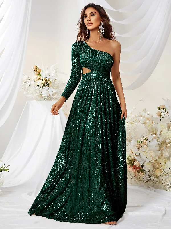 Strapless Women Dress with a Built - in Bra for Comfort and Support Strapless Women Dress with a Built - in Bra for Comfort and Support NiDELL New Products in Stock Cross-Border Dress Single Sleeve Side Waist Hollow out Prom Elegant Evening Dress Fishtail Dress-MGW278-1