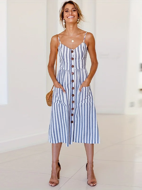 Backless Women Dress for a Sexy and Alluring Look at Evening Events Backless Women Dress for a Sexy and Alluring Look at Evening Events Sixsr Striped Print Pocket Front Dress, Casual Spaghetti Strap Sleeveless Dress, Women's Clothing Backless Women Dress for a Sexy and Alluring Look at Evening Events Backless Women Dress for a Sexy and Alluring Look at Evening Events Sixsr Striped Print Pocket Front Dress, Casual Spaghetti Strap Sleeveless Dress, Women's Clothing