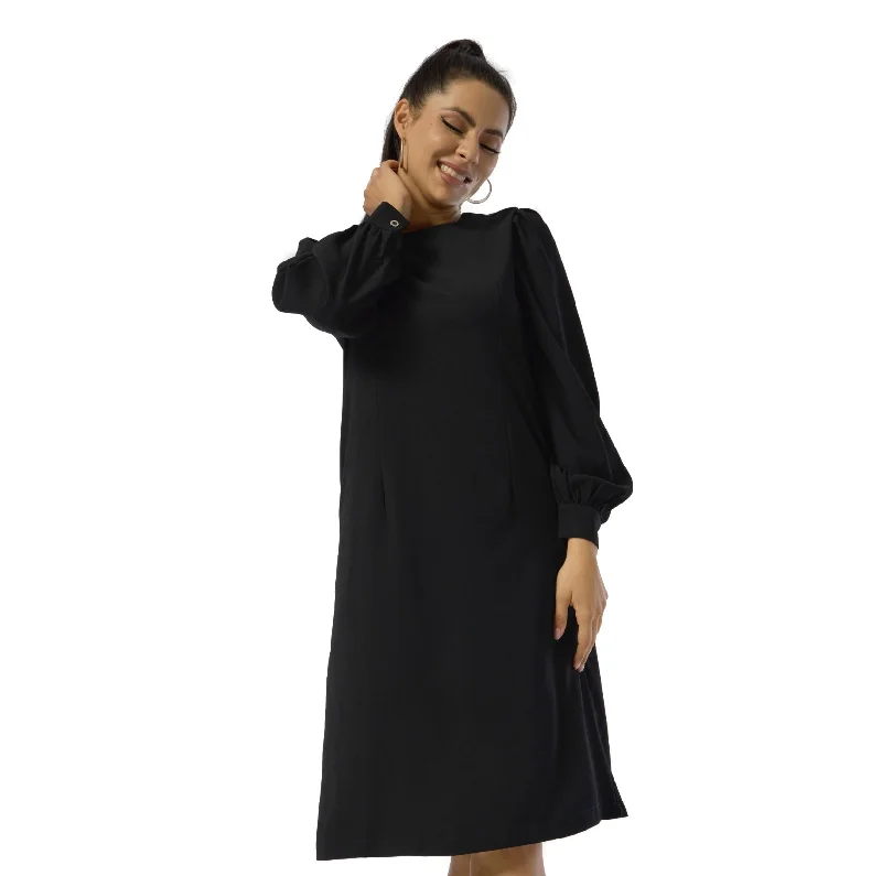 Long - Sleeve Women Dress in Velvet for a Luxurious Winter Look Long - Sleeve Women Dress in Velvet for a Luxurious Winter Look THE PERFECT BLACK SHIFT DRESS byMM Long - Sleeve Women Dress in Velvet for a Luxurious Winter Look Long - Sleeve Women Dress in Velvet for a Luxurious Winter Look THE PERFECT BLACK SHIFT DRESS byMM