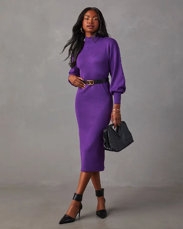 Midi dresses with metallic threads for a glamorous evening eventBarker Knit Midi Sweater Dress Midi dresses with metallic threads for a glamorous evening eventBarker Knit Midi Sweater Dress