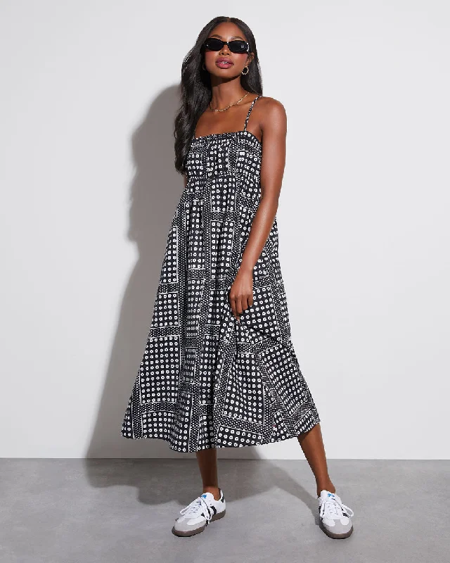 Midi dresses with ruched sleeves for a more fitted and stylish arm lookCoraine Cotton Printed Midi Dress Midi dresses with ruched sleeves for a more fitted and stylish arm lookCoraine Cotton Printed Midi Dress