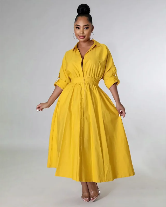Midi dresses with keyhole backs for a flirty and unexpected detailShayla Shirt Dress Midi dresses with keyhole backs for a flirty and unexpected detailShayla Shirt Dress
