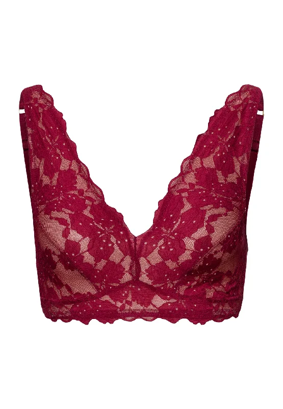 padded bras for added volumeAnais Lace Soft Cup Bra | Deep Poppy 70903-2405