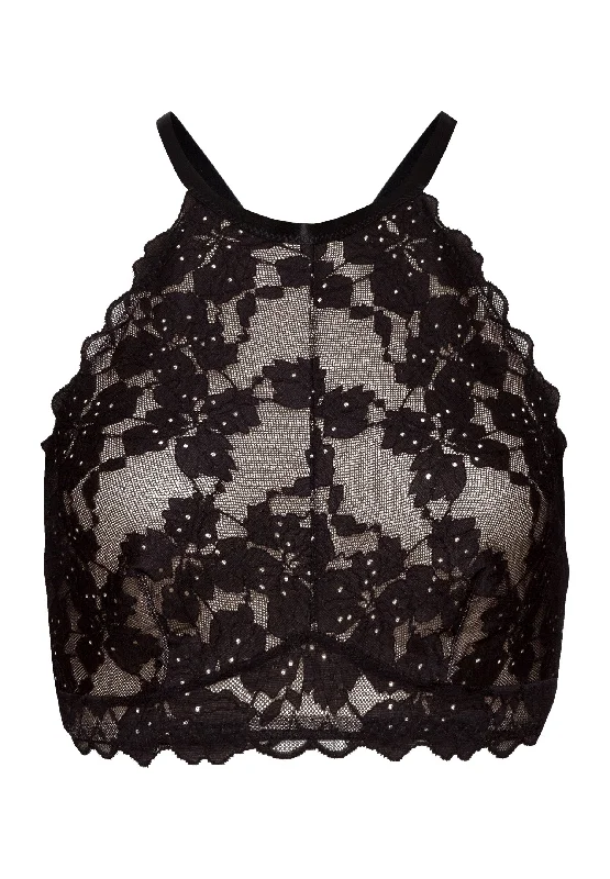 padded wireless bras for light supportAnais Lace Halter Neck Bralette | Black Beauty 70907-2199 padded wireless bras for light supportAnais Lace Halter Neck Bralette | Black Beauty 70907-2199