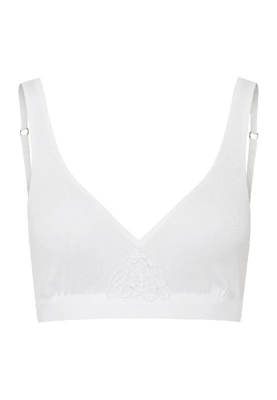 sports bras for high impact workoutsMichelle Soft Cup Bra | White 70943-101