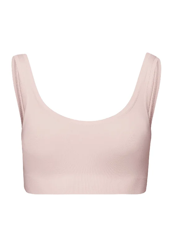 plunge wireless bras for a natural lookTouch Feeling Crop Top | Rose Cream 71810-1393 plunge wireless bras for a natural lookTouch Feeling Crop Top | Rose Cream 71810-1393