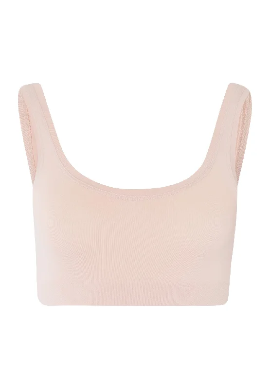 strapless lace bras for formal eventsTouch Feeling Crop Top | Peach Whip 71810-2311