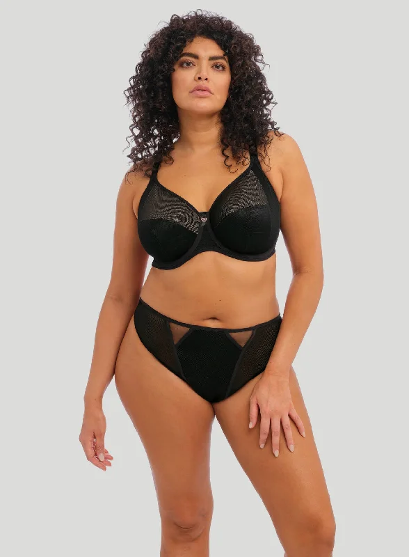 plus size convertible bras for flexibilityElomi: Kintai Underwired Bra Black