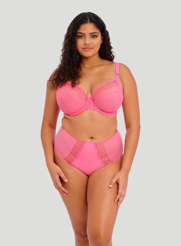 bralette with underwire for added supportElomi: Matilda Plunge Bra Wild Cherry