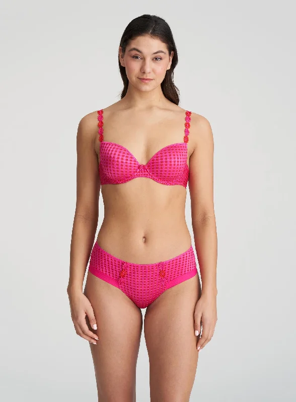 seamless sports bras for minimal chafingMarie Jo: Avero Padded Plunge Bra Electric Pink seamless sports bras for minimal chafingMarie Jo: Avero Padded Plunge Bra Electric Pink