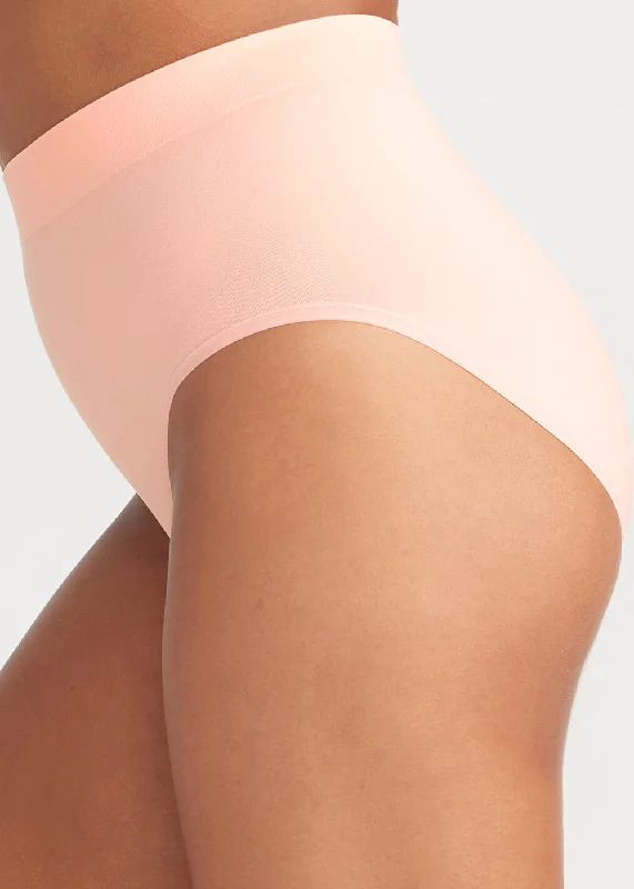 solid color women bra and panty sets in pastel shadesNon-Shaping Retro Brief - Seamless solid color women bra and panty sets in pastel shadesNon-Shaping Retro Brief - Seamless