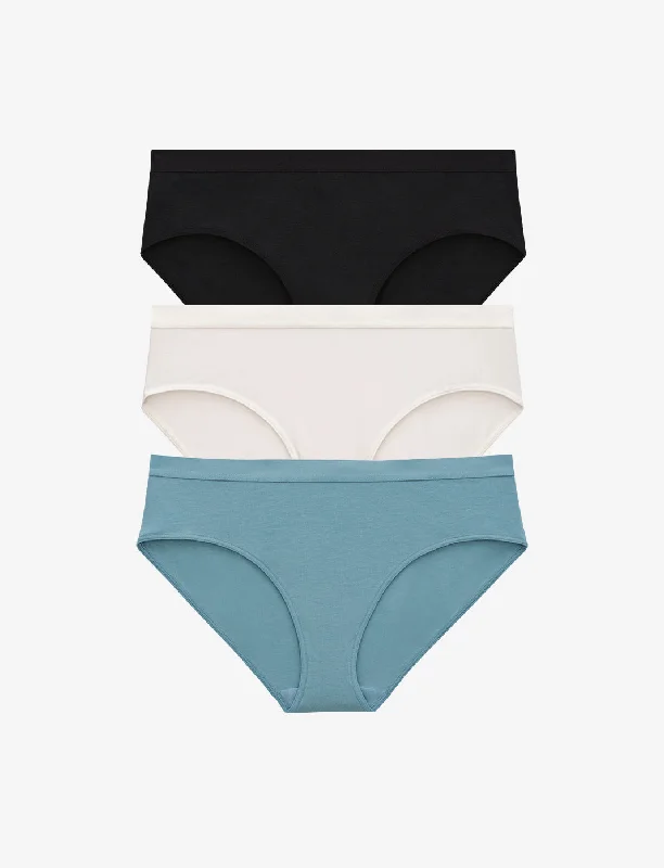 multi - way women bra and panty sets for versatile stylingOrganic Cloud Cotton Hipster 3 Pack Box multi - way women bra and panty sets for versatile stylingOrganic Cloud Cotton Hipster 3 Pack Box