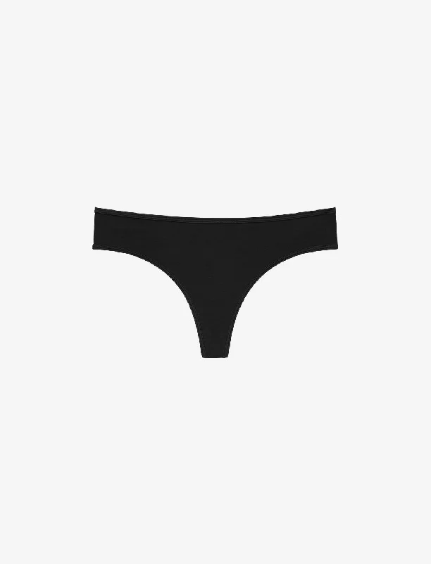 vintage style women bra and panty sets for a retro charmOrganic Cloud Cotton Thong