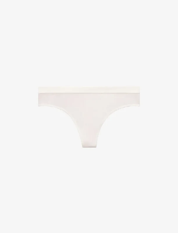 seamless high waisted women bra and panty setsOrganic Cloud Cotton Thong