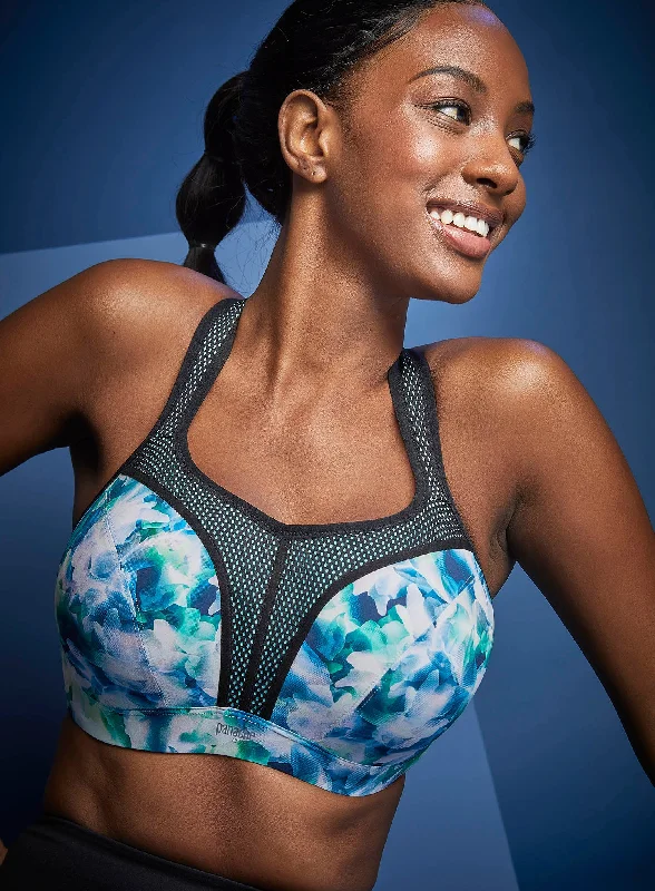 supportive underwire bras for large bustsPanache Sport: Power Moulded Wired Sports Bra Digital Bloom supportive underwire bras for large bustsPanache Sport: Power Moulded Wired Sports Bra Digital Bloom