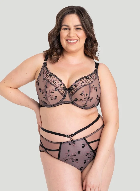 moisture wicking sleep bras for hot sleepersSamanta Lingerie: Ilana Soft High Apex Bra Amethyst