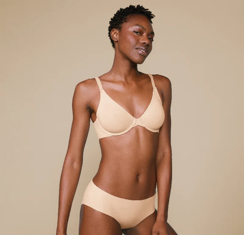 Base Unlined Bra - Beige