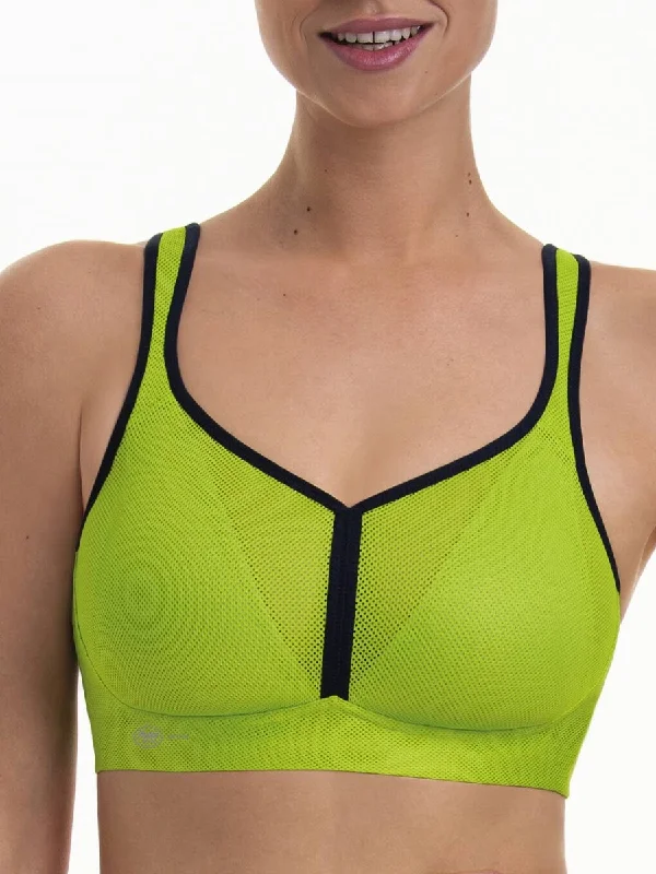crossback women sport bra for added supportAir Control Deltapad Sports Bra - Apple Green crossback women sport bra for added supportAir Control Deltapad Sports Bra - Apple Green