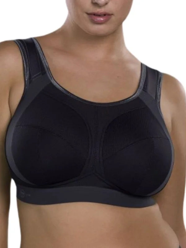 high impact convertible women sport braExtreme Control F-K Sports Bra - Black/Anthracite high impact convertible women sport braExtreme Control F-K Sports Bra - Black/Anthracite