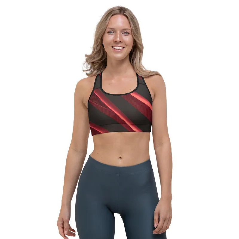 plus size women sport bra for full supportCrimson Sports Bra