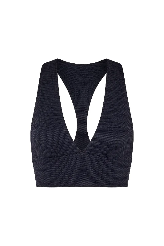 convertible women sport bra for versatilityMimmi Lounge Bra | Recycled Nylon | Black convertible women sport bra for versatilityMimmi Lounge Bra | Recycled Nylon | Black