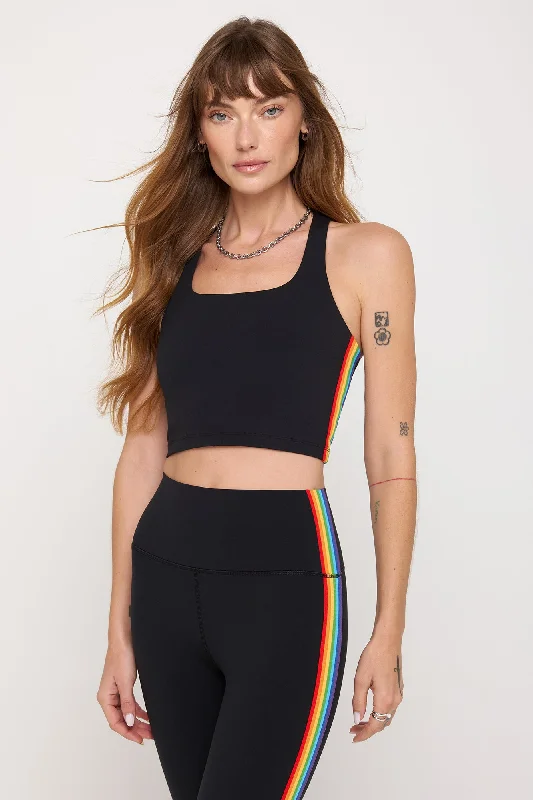 eco - friendly women sport bra made from recycled materialsSpiritual Gangster Rainbow Shakti Crop Tank eco - friendly women sport bra made from recycled materialsSpiritual Gangster Rainbow Shakti Crop Tank