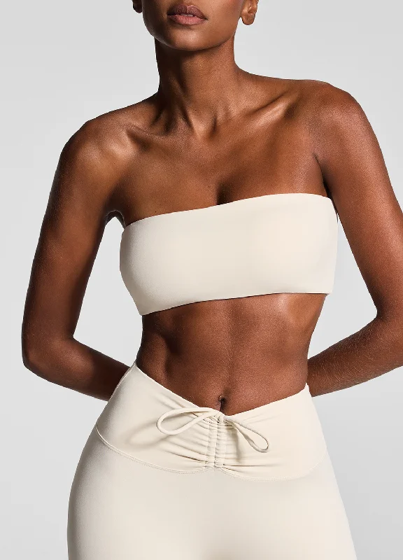 unpadded women sport bra for a natural feelStrapless Bandeau Top