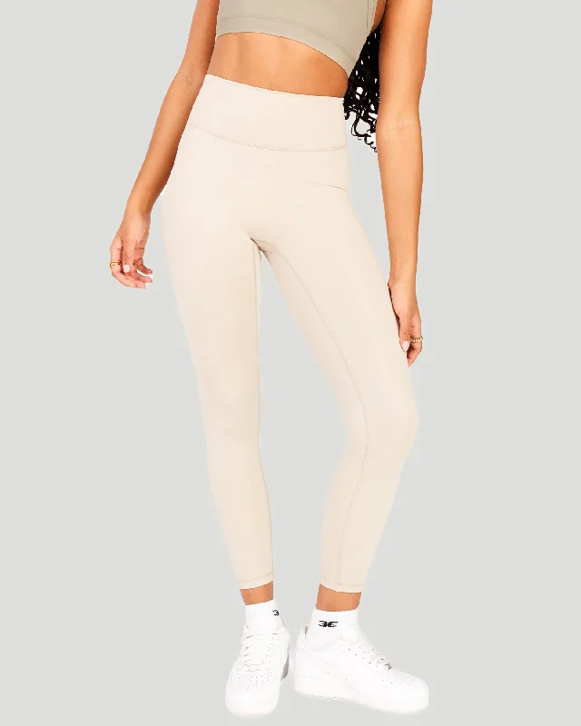 women tights for a beach - side evening with a long dress7/8 Aura SF Leggings - Oat Latte women tights for a beach - side evening with a long dress7/8 Aura SF Leggings - Oat Latte