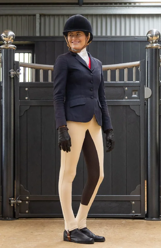 women tights with a moisture - wicking fabric for active wearBARE UltraSlim 2-Tone Competition Tights - Stone & Havana Brown