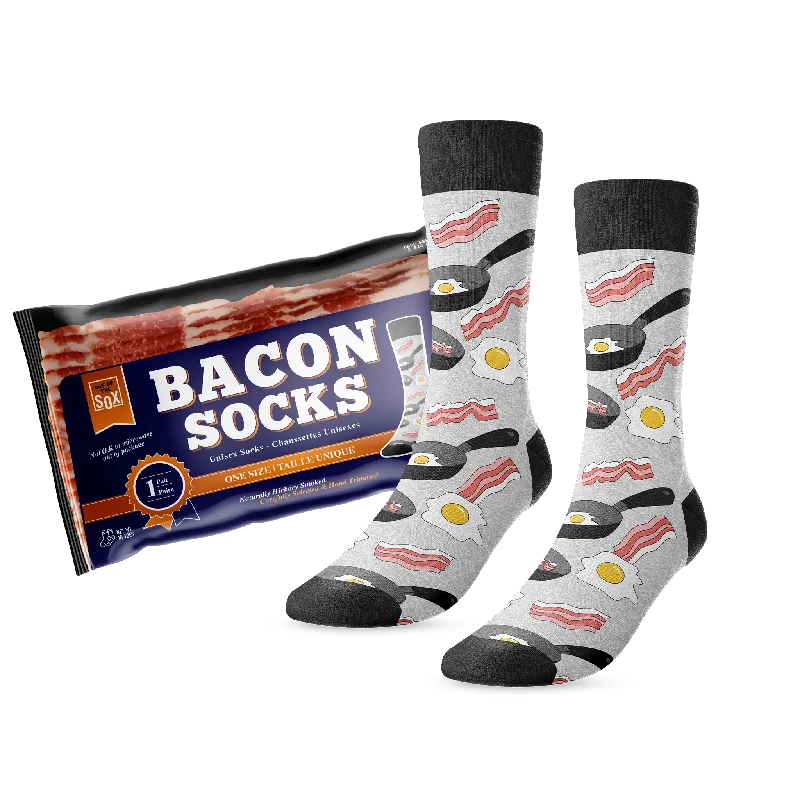 Women's bamboo fiber socks for eco - friendliness*Bestselling* Bacon Socks