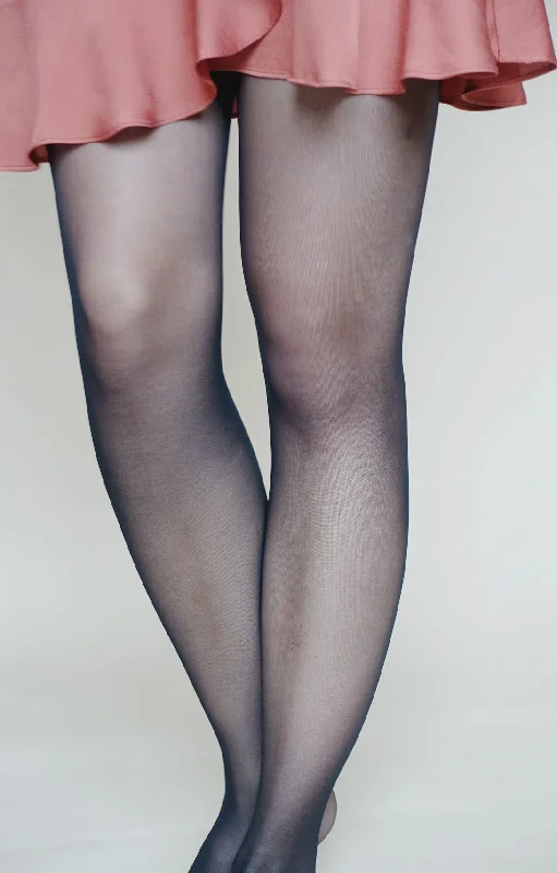 seamless women tights for a smooth look under clothesBlack Sheer Tights