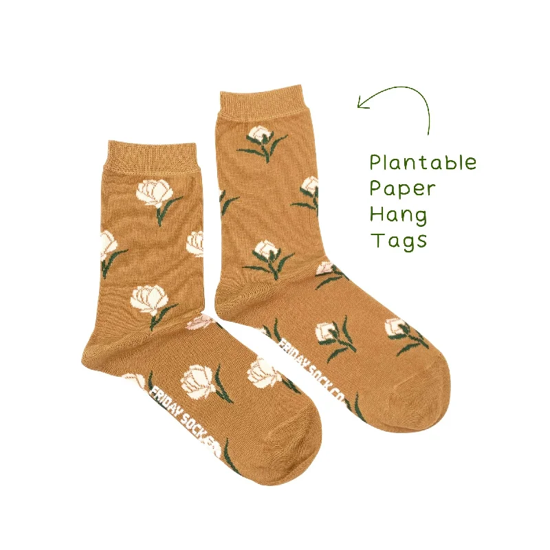 Women's nylon - reinforced socks for durabilityBlooming Flower Mismatched Socks