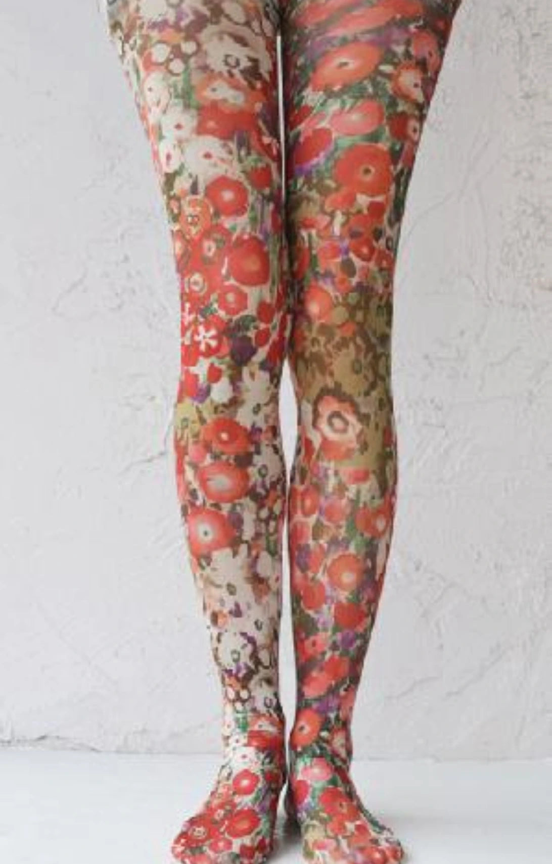 women tights with a diamond - pattern for a sophisticated styleBouquet Beauty Printed Art Tights