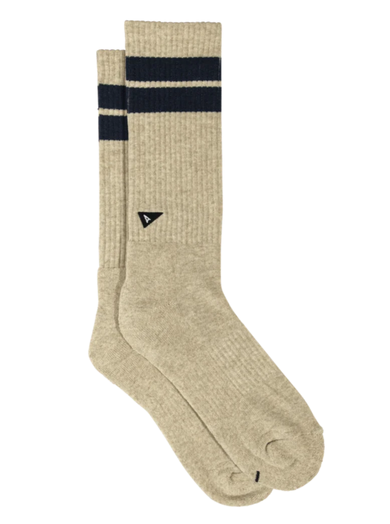 Women's crew socks with a polka - dot printCrew Sock Long Retro - Lino/Marine