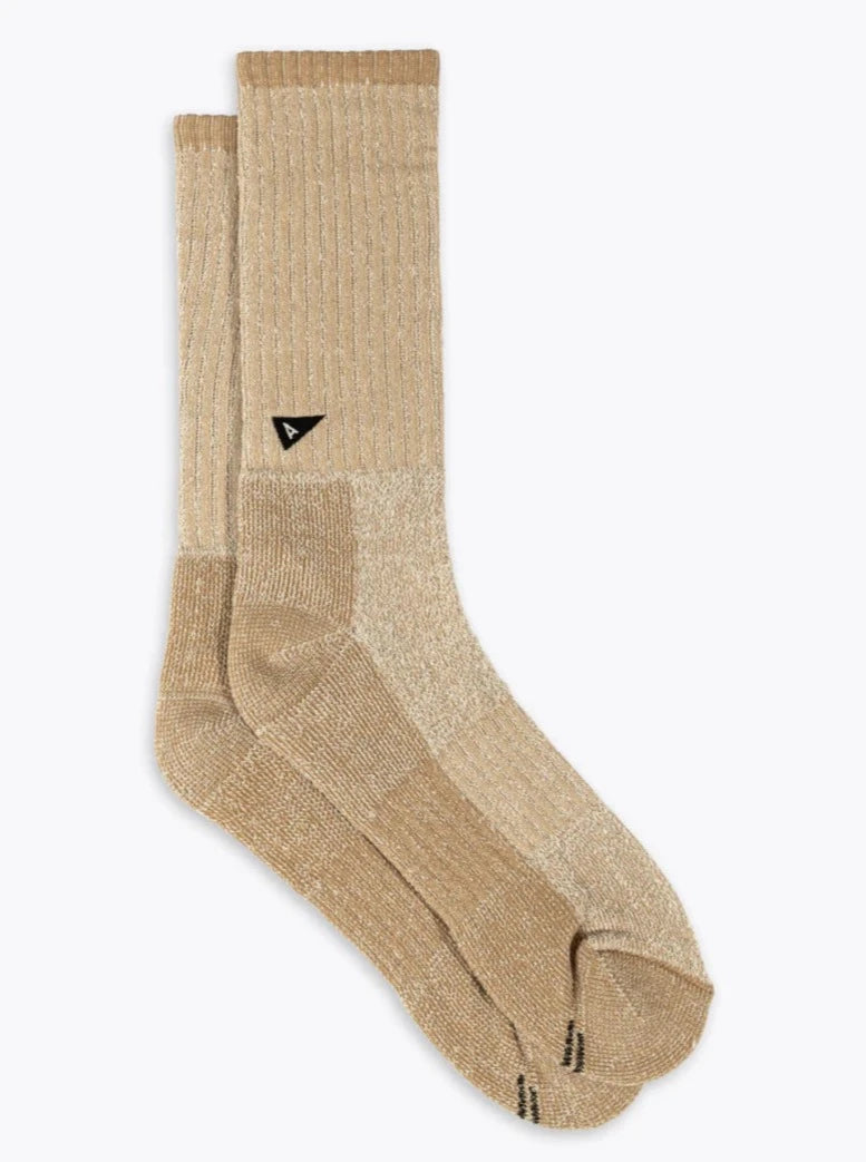 Women's cotton blend socks for breathabilityCrew Sock Terry Marl - Cereal