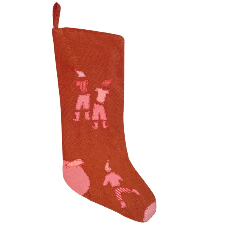 Black stockings for a versatile and classic lookHEIRLOOM CHRISTMAS STOCKING - JOLLY LORO PIANA ELVES