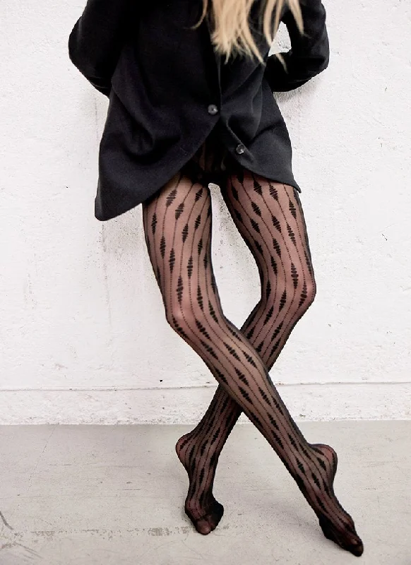 Sports stockings for athletic activitiesJosefin Drop Tights - Black
