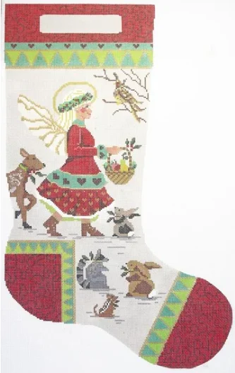 KCN167ST Woodland Angel Stocking