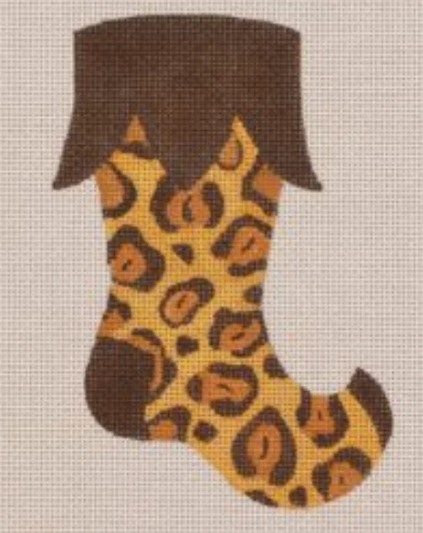 MS02 Wild Mini Stocking - Leopard