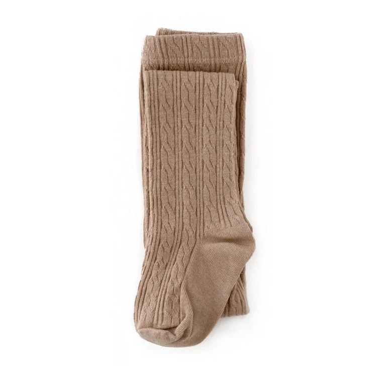 women tights for a cold - weather hiking tripOat Cable Knit Tights